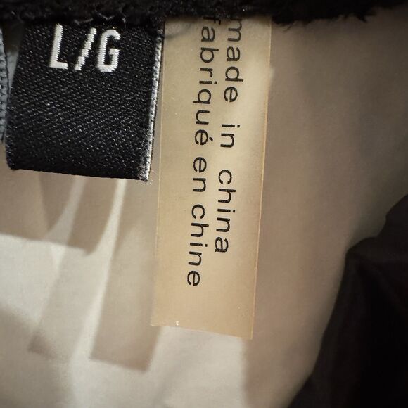 NWT Bebe Sport Womens Gold Hooded Metallic Full Zip Windbreaker Jacket Large - Picture 14 of 16